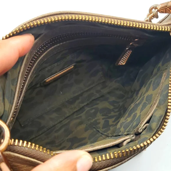 Rebecca Minkoff Leather Clasp Zip Chain Crossbody Bag - Picture 8 of 11